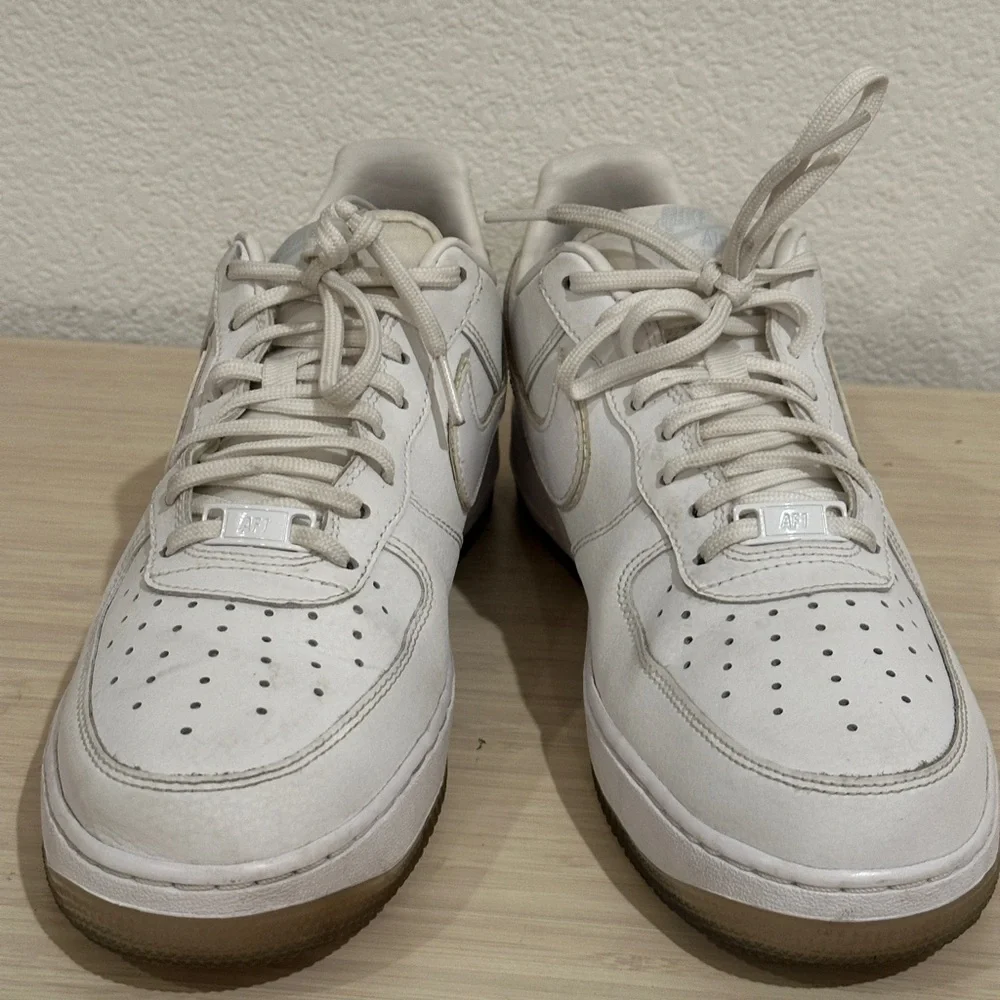 Nike Air Force 1 PRM White‎ Blue Tint 616725-105 Womens Size 10.5